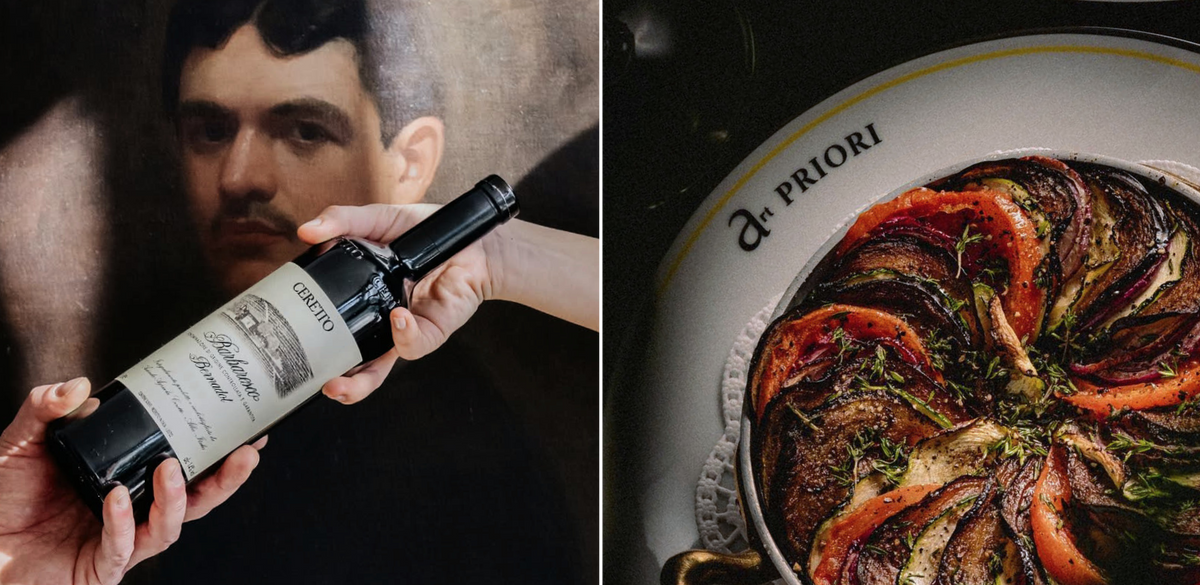 Ceretto x Art Priori veiniõhtusöök 1. oktoobril