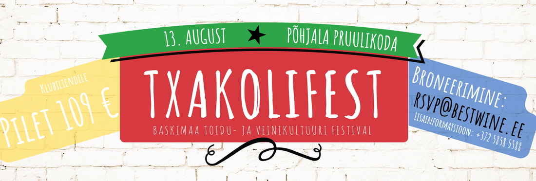 Txakolifest tuleb taas 13. augustil!