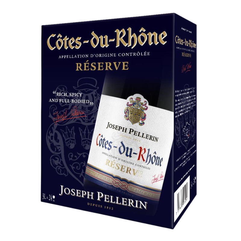 Joseph Pellerin Cotes du Rhone Reserve BIB.png