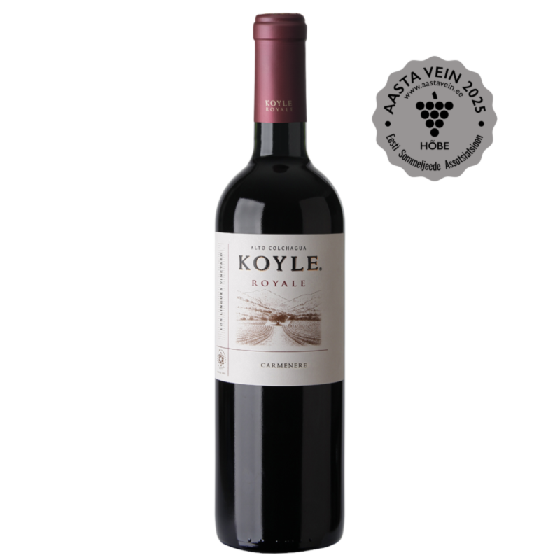 Koyle Royale Carmenere hõbemedal taustata.png