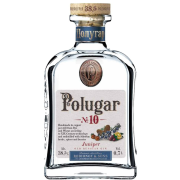 Polugar no 10 Juniper Old Russian Gin